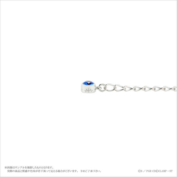 『#コードギアス奪還のロゼ』モチーフブレスレット
プレート表にはアッシュをイメージした青いラインが、内側には誕生石のルビーと名前・誕生日が刻印されています。
エンドチャームには「Zi-アポロ」の装飾柄が周りにほどこされたブルーの石が煌めきます。
shop.eternorecit.shop/shopdetail/000…
#geassp