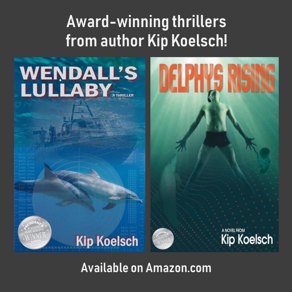 Kip Koelsch Author (@kipauthor) on Twitter photo <a href="/Merriman1792/">The Merriman Chronicles</a> SUMMER ISN'T OVER YET! And Wendall's Lullaby is perfect summer reading. Dive into the epic mystery that blends political conspiracy and national security with the quest to save hundreds of beached and dying dolphins.
Get it today: a.co/d/8xMI5Bi <a href="/Merriman1792/">The Merriman Chronicles</a> SUMMER ISN'T OVER YET! And Wendall's Lullaby is perfect summer reading. Dive into the epic mystery that blends political conspiracy and national security with the quest to save hundreds of beached and dying dolphins.
Get it today: a.co/d/8xMI5Bi