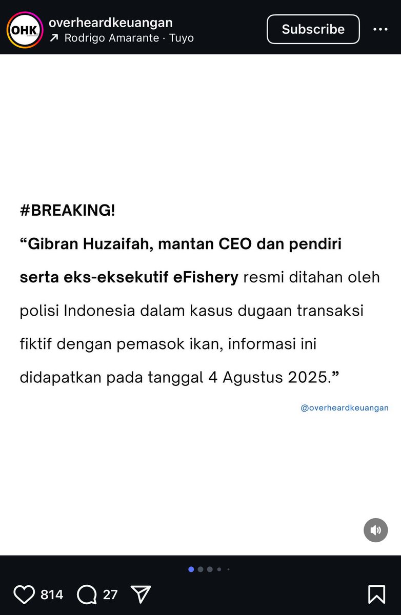 Sudah berapa tech bros yang ditahan tahun ini?

Sumber IG overheardkeuangan