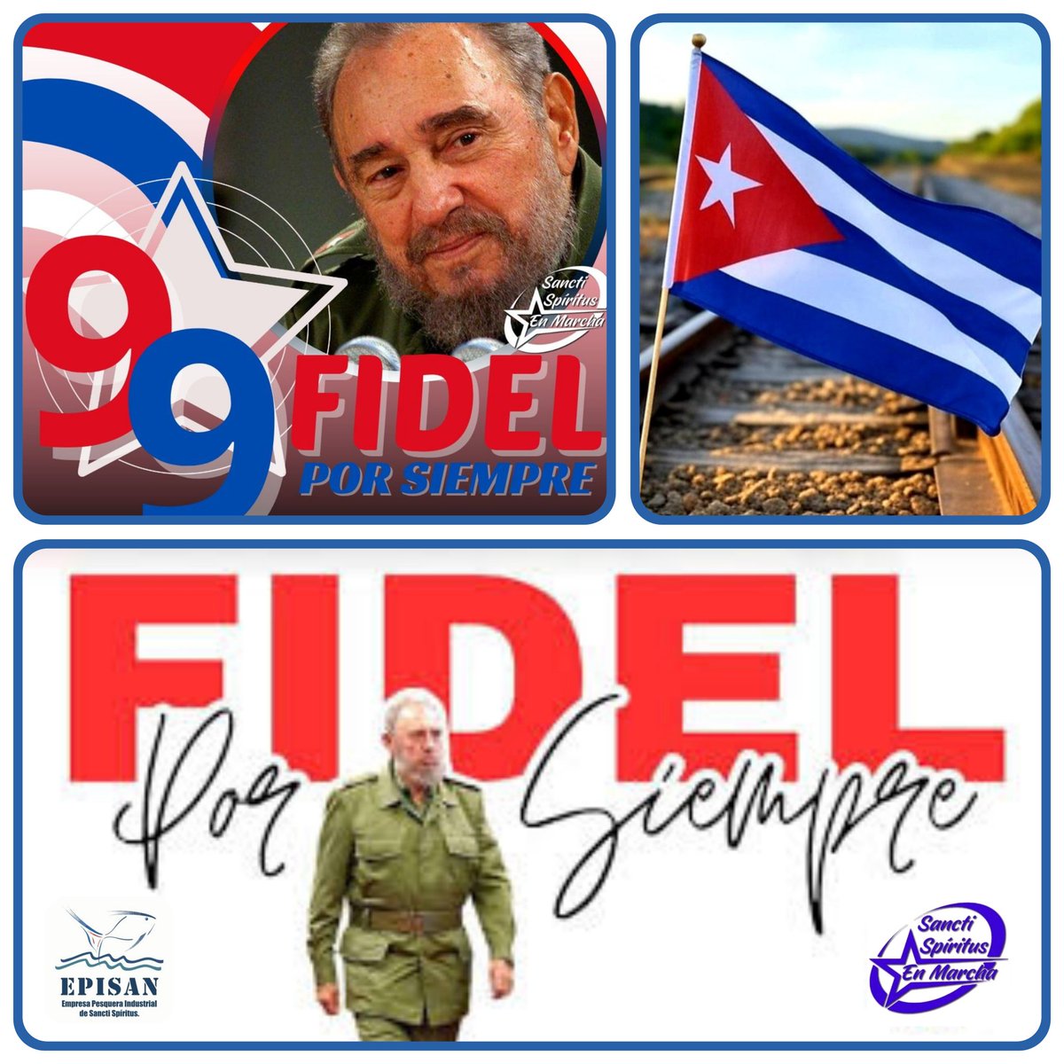 "Estamos escribiendo una de las páginas más gloriosas de la historia, ¿Qué pueblo ha sido capaz de hacer lo que estamos haciendo nosotros aquí a 90 millas de Estados Unidos?..."
#FidelPorSuempre
#CubaEstáFirme 
#LaLuchaNoHaCesado 
#CubaVencerá
