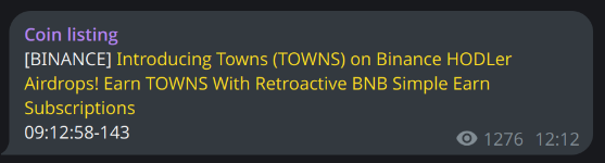 GM for @townsxyz and <a href="/binance/">Binance</a> 

Tomorrow big day 🫰

binance.com/en/support/ann…