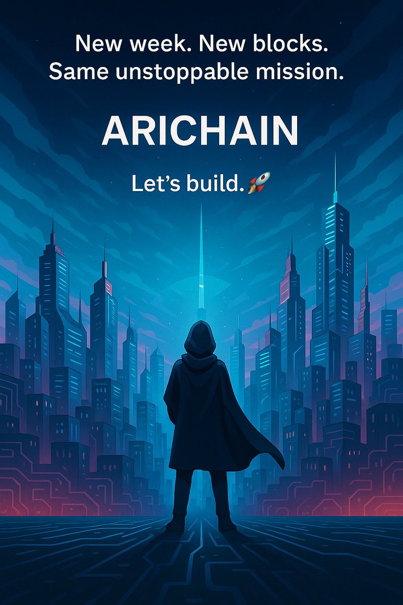 Ottawa||Arichain (@dianameyer7885) on Twitter photo New week. New blocks. Same unstoppable mission.
Arichain is laying the foundation for tomorrowās decentralized world.
Stay tuned š
<a href="/Arichain_/">Arichain</a> <a href="/Ari_Michelle9/">Michelleć
£Arichain</a> <a href="/haeriweb3/">Haeriš«ć
£Arichain</a> #Arichain New week. New blocks. Same unstoppable mission.
Arichain is laying the foundation for tomorrowās decentralized world.
Stay tuned š
<a href="/Arichain_/">Arichain</a> <a href="/Ari_Michelle9/">Michelleć
£Arichain</a> <a href="/haeriweb3/">Haeriš«ć
£Arichain</a> #Arichain