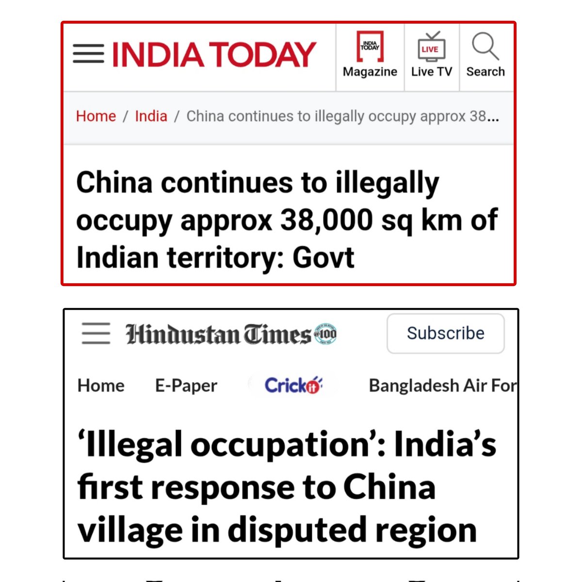 Modi govt accepted that China occupied Indian territory. 

So as per SC, Modi govt is not true Indian.