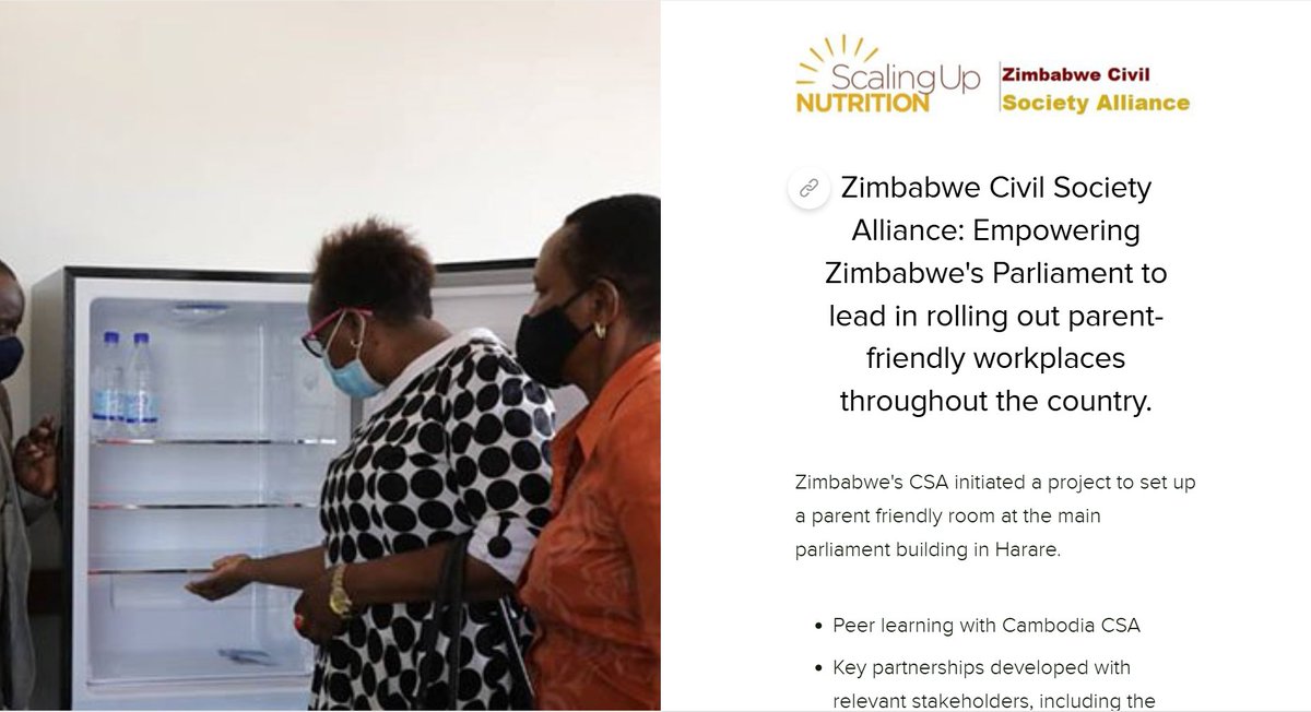 SUN Civil Society (@suncsn) on Twitter photo 👏🏾 Zimbabwe’s Parliament is taking steps toward parent-friendly workplaces! With support from <a href="/zcsosuna/">Zim CSO Alliance</a> & key allies, a dedicated breastfeeding room was set up. Still, more needs to be done to make ALL workplaces baby-friendly. 💪🏾👶🏽<a href="/ecsahc/">ECSA_HealthCommunity</a>
#BreastfeedESA #BreastfeedECSA #WBW2025 👏🏾 Zimbabwe’s Parliament is taking steps toward parent-friendly workplaces! With support from <a href="/zcsosuna/">Zim CSO Alliance</a> & key allies, a dedicated breastfeeding room was set up. Still, more needs to be done to make ALL workplaces baby-friendly. 💪🏾👶🏽<a href="/ecsahc/">ECSA_HealthCommunity</a>
#BreastfeedESA #BreastfeedECSA #WBW2025