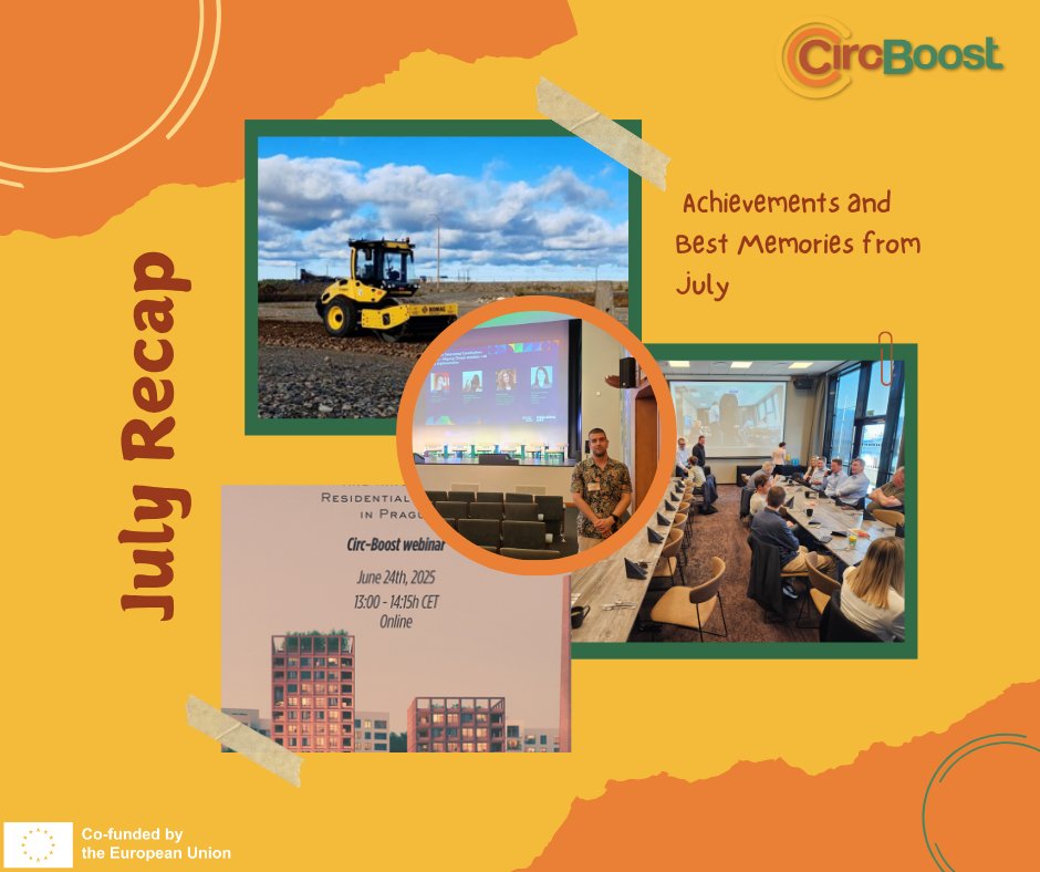 Circ-Boost (@circboost) on Twitter photo 🚀 Circ-Boost July Highlights
<a href="/SkanskaGroup/">Skanska</a> webinar: Circularity in Prague
<a href="/DraxisEnv/">Draxis Environmental</a>, Officine Innovazione – new #Boosters!
<a href="/Grf_Beograd/">GRF Beograd</a> Pilots in Action: 3R House 🇷🇸
<a href="/UiTNorgesarktis/">UiT Norges arktiske universitet</a> training + Arctic reuse
<a href="/GrandParisMGP/">Métropole du Grand Paris</a> launches BTP Match
Pilot 3 at #BuildingLife <a href="/SerbiaGBC/">Savet zelene gradnje Srbije | Serbia GBC</a> 🚀 Circ-Boost July Highlights
<a href="/SkanskaGroup/">Skanska</a> webinar: Circularity in Prague
<a href="/DraxisEnv/">Draxis Environmental</a>, Officine Innovazione – new #Boosters!
<a href="/Grf_Beograd/">GRF Beograd</a> Pilots in Action: 3R House 🇷🇸
<a href="/UiTNorgesarktis/">UiT Norges arktiske universitet</a> training + Arctic reuse
<a href="/GrandParisMGP/">Métropole du Grand Paris</a> launches BTP Match
Pilot 3 at #BuildingLife <a href="/SerbiaGBC/">Savet zelene gradnje Srbije | Serbia GBC</a>