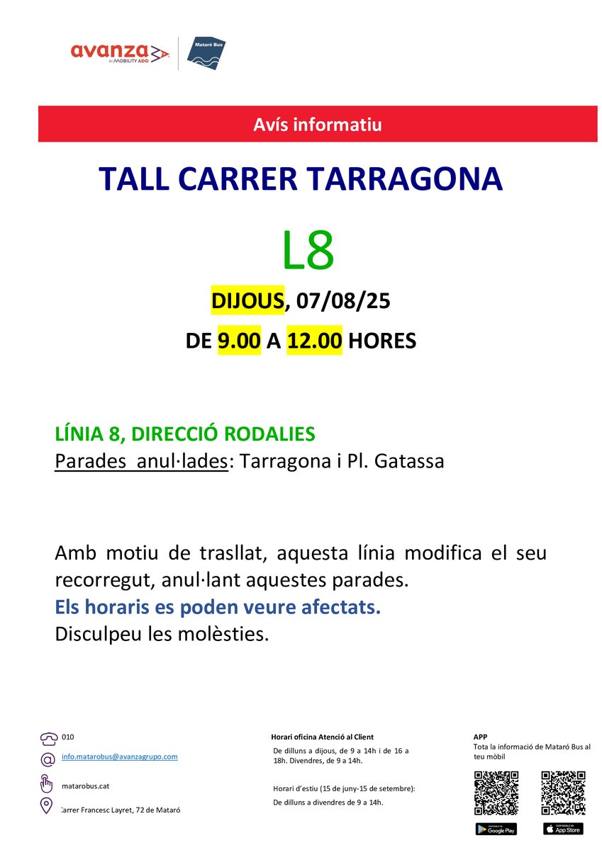 Transport urbà de Mataró | Mataró Bus (@mataro_bus) on Twitter photo 