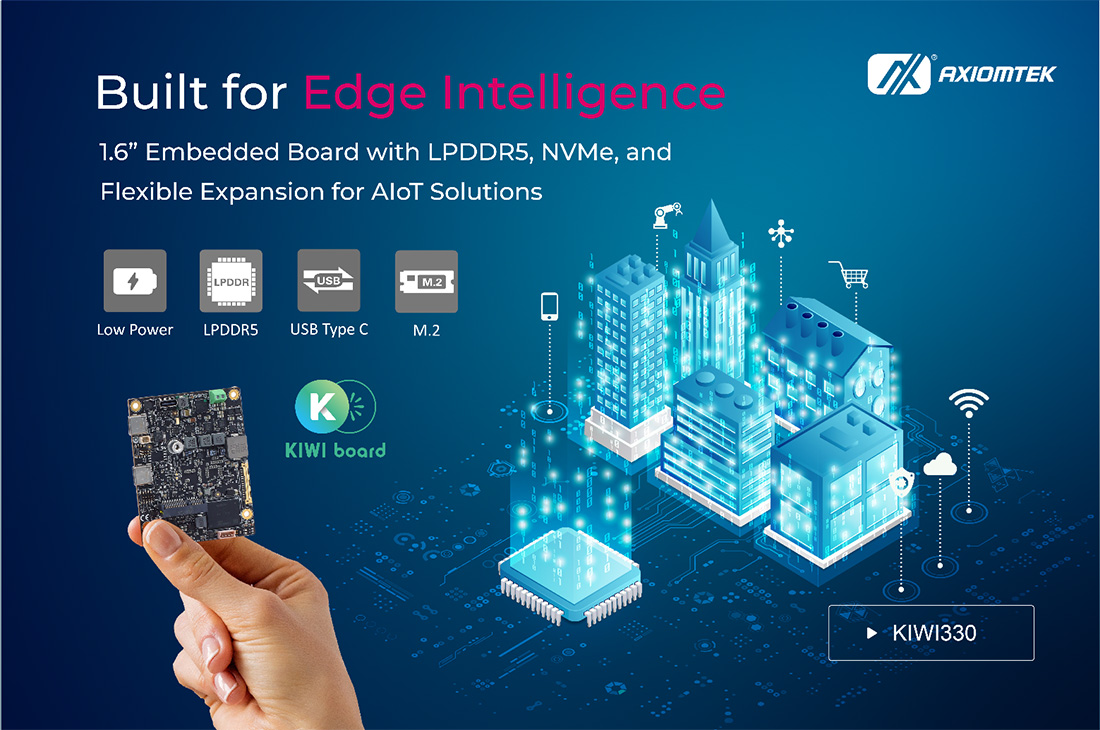 axiomtekmsia's tweet image. Introducing Axiomtek&apos;s 𝐊𝐈𝐖𝐈𝟑𝟑𝟎, an ultra-compact 1.6” embedded board 

➤ well-suited for #robotics, smart devices, #industrialautomation, #edgeAIcomputing, and #intelligentgateway solutions

Learn more: axiomtek.com.my/Default.aspx?M…

#industrialtechnology #IndustrialPC #ipc