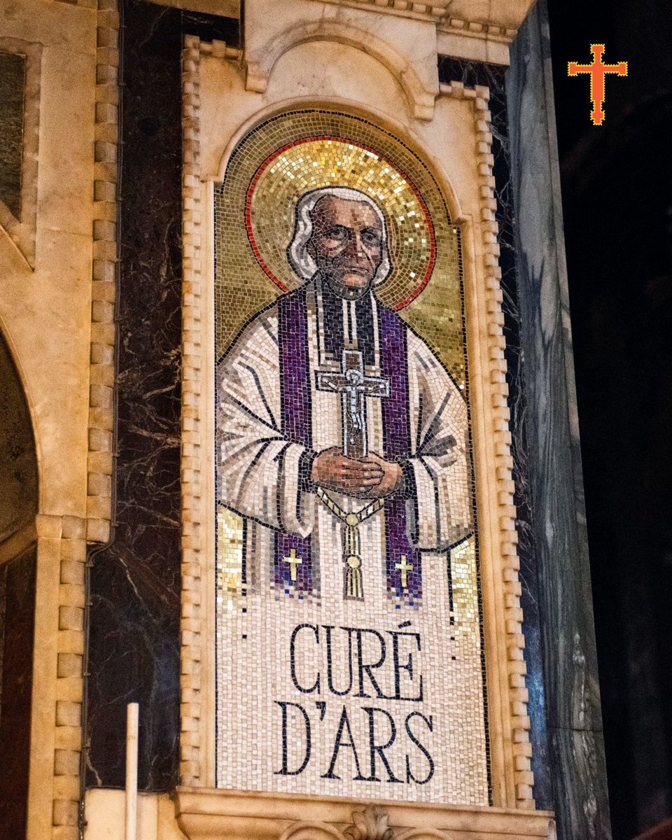 Today we celebrate the feast of St John Vianney, the Curé d’Ars, Patron of Parish Priests.

Pictured here, the Curé faces the altar, hidden above the choir stalls. He is joined on the opposite side by St Thérèse of Lisieux (Patroness of Priests).

St John Vianney, pray for us.
