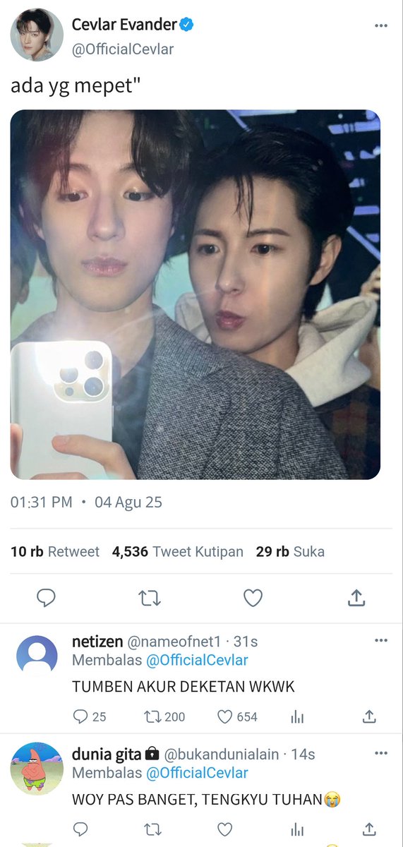 titikfiksi's tweet photo. #cepgit ; kompilasi effort cevlar sebagai charlos
— jeno nct fewtweets au https://t.co/dxlJCRjexm