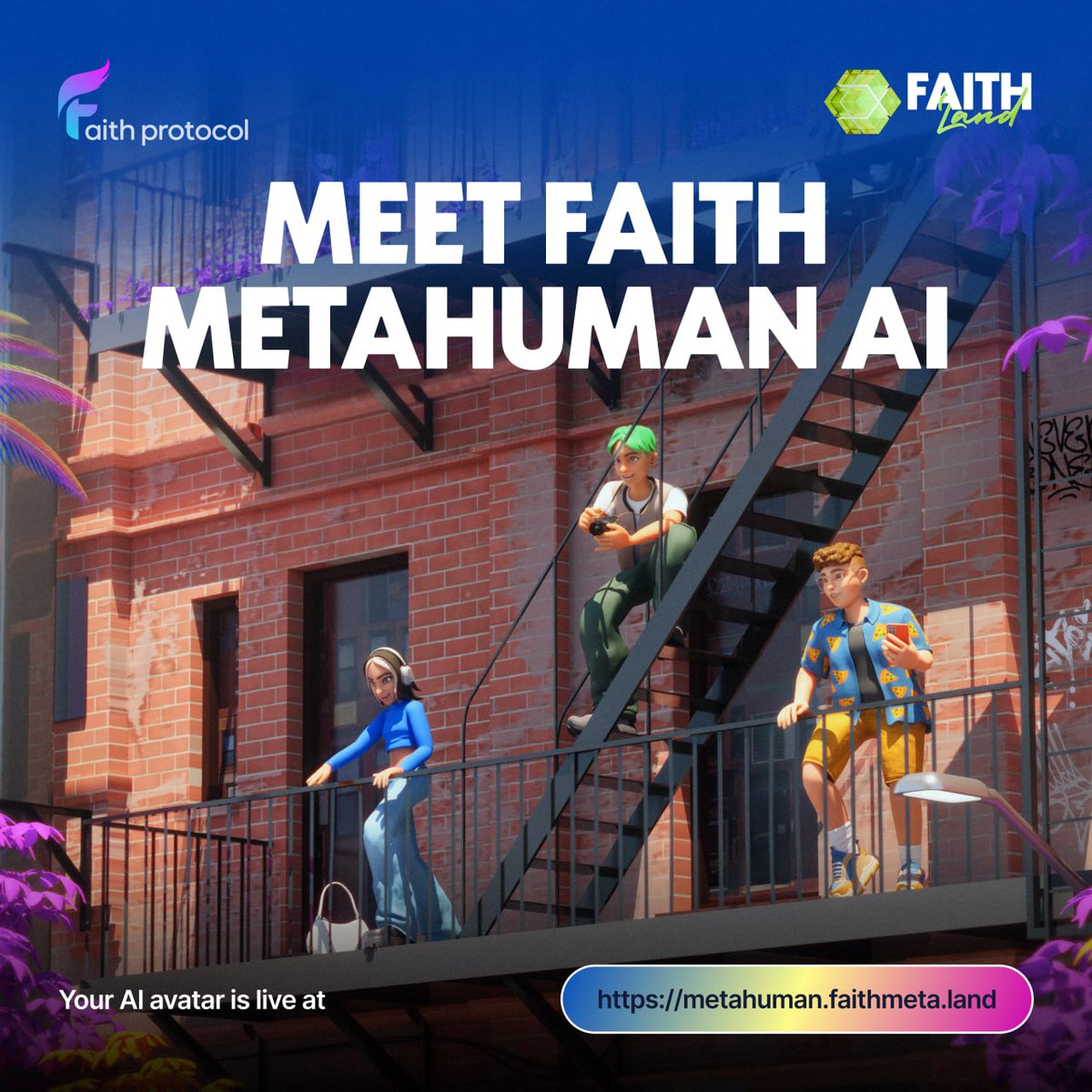 Minakshi1136668's tweet photo. π€ MEET YOUR FAITH METAHUMAN AI
π Launch your Metahuman now at π https://t.co/eBOX6llMDQ
Be early. Be everywhere.
#FaithProtocol #FaithMetahuman #AI #Avatar #Web3Identity #FaithMetaLand #FutureIsNow #DigitalTwin #AIWithFaith #Web3Revolution #FaithEcosystem #MetahumanLaunch https://t.co/wS9OvcbbWG