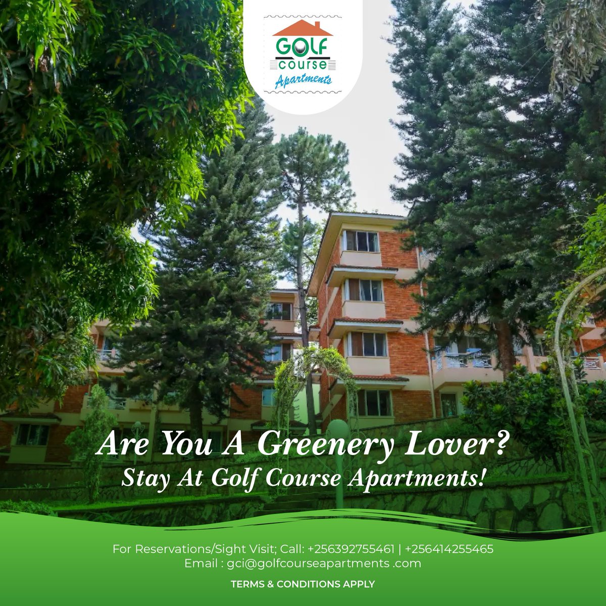 GolfCourseApart's tweet image. Nature's beauty is all around us, with trees and foliage adding to the charm of our apartments.🍀
Stay with us!

Call: +256392755461 | Email : gci@golfcourseapartments .com

#Golfcourse #Homes #Apartments #Airbnb #Kampala #accomodation