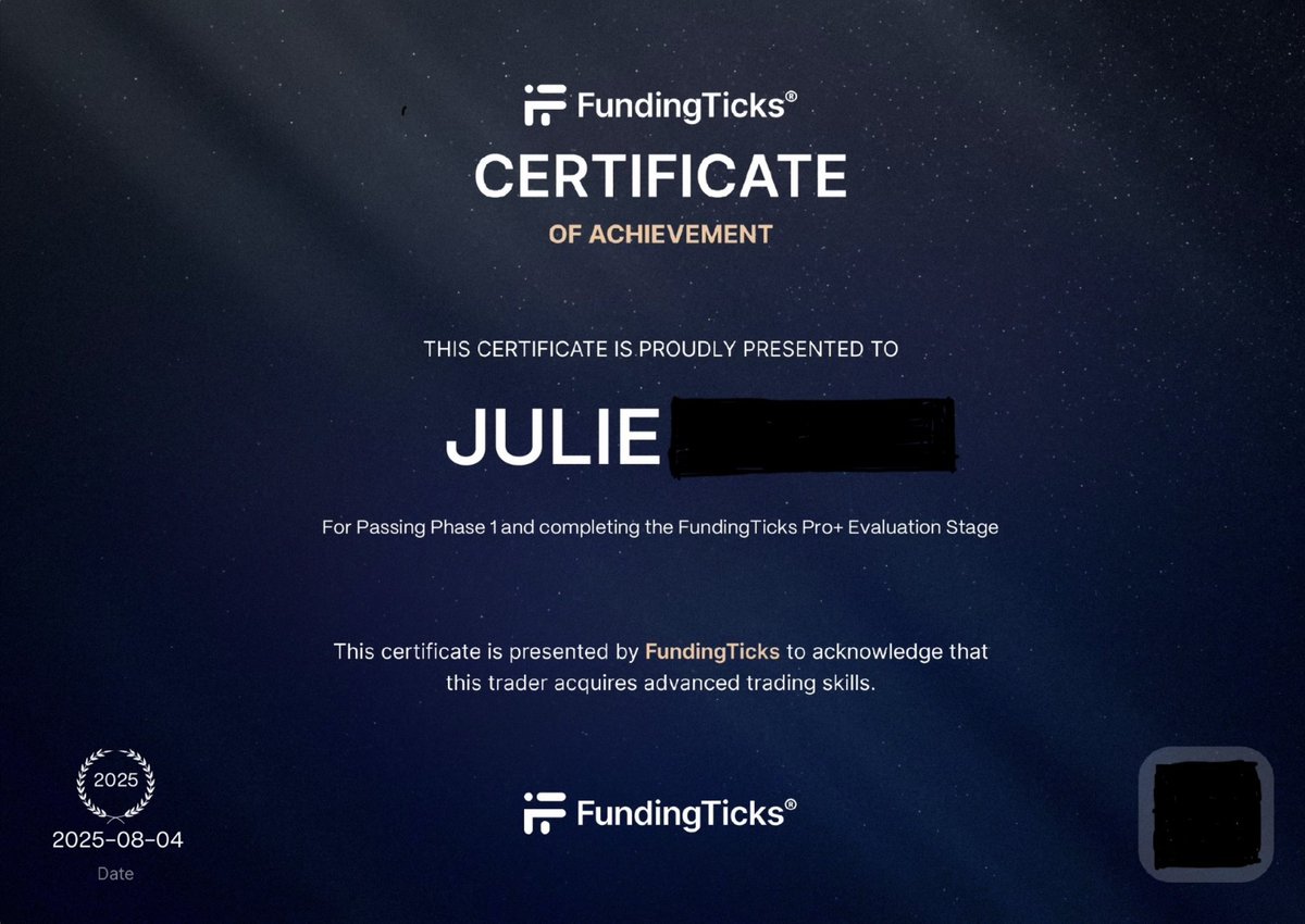 If you haven’t already made the leap to futures now is a great time to start! and with some big players coming into the field there’s some amazing offers.

I snapped up a 50k Funding Ticks account for only $85 which I have just passed today (and there’s no activation fee)🔥🥳