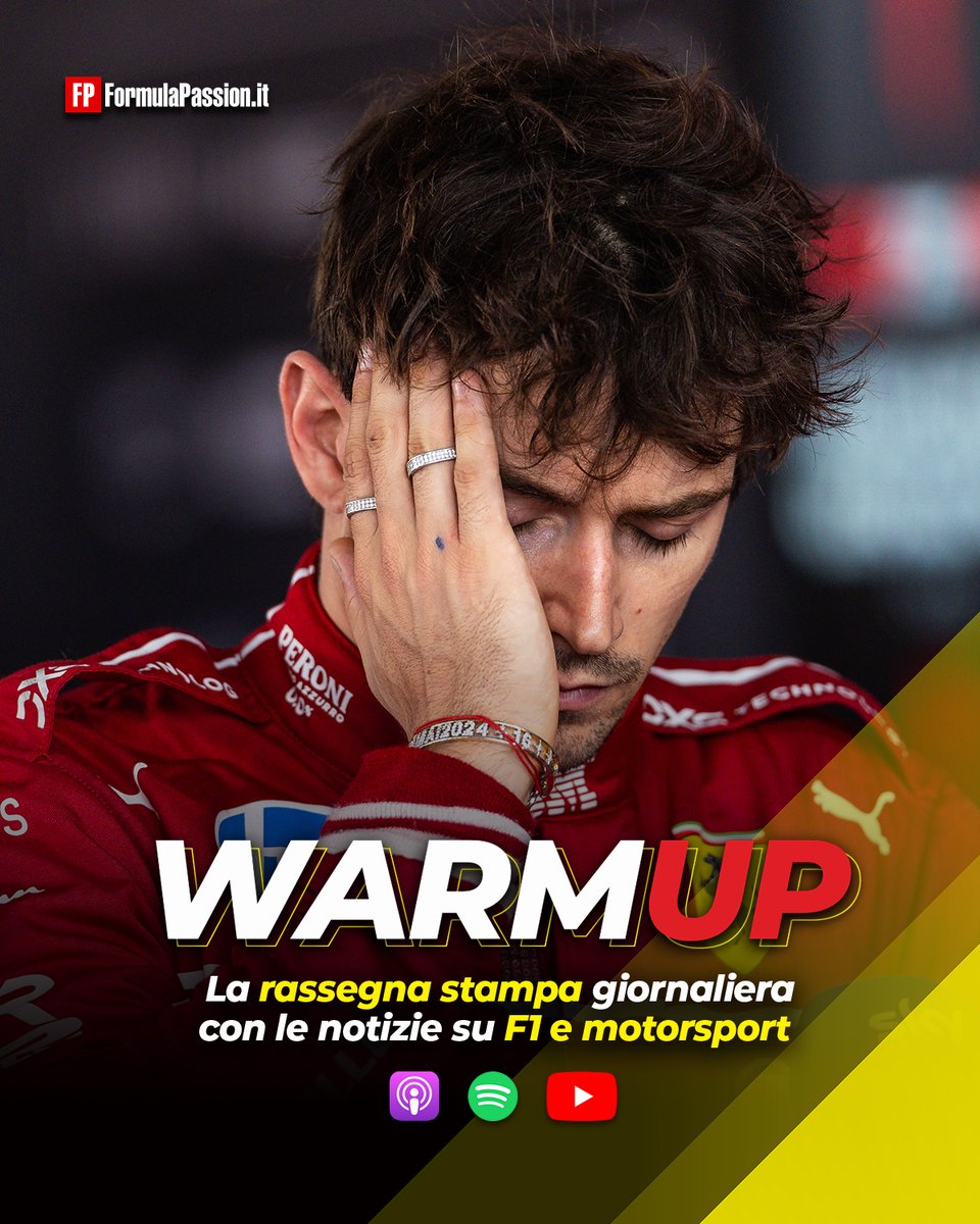 🎙️ 1-2 McLaren a Budapest (quarto di fila): vince Norris, Piastri recrimina. ❌ Crollo Leclerc: davvero è  colpa del telaio o c'è altro dietro al blackout improvviso Ferrari?
Ne parliamo oggi in #WarmUp #Podcast. Ascolta👇

🔴youtu.be/hfQmBeA5ifk
🟢tinyurl.com/mrpvbsmz