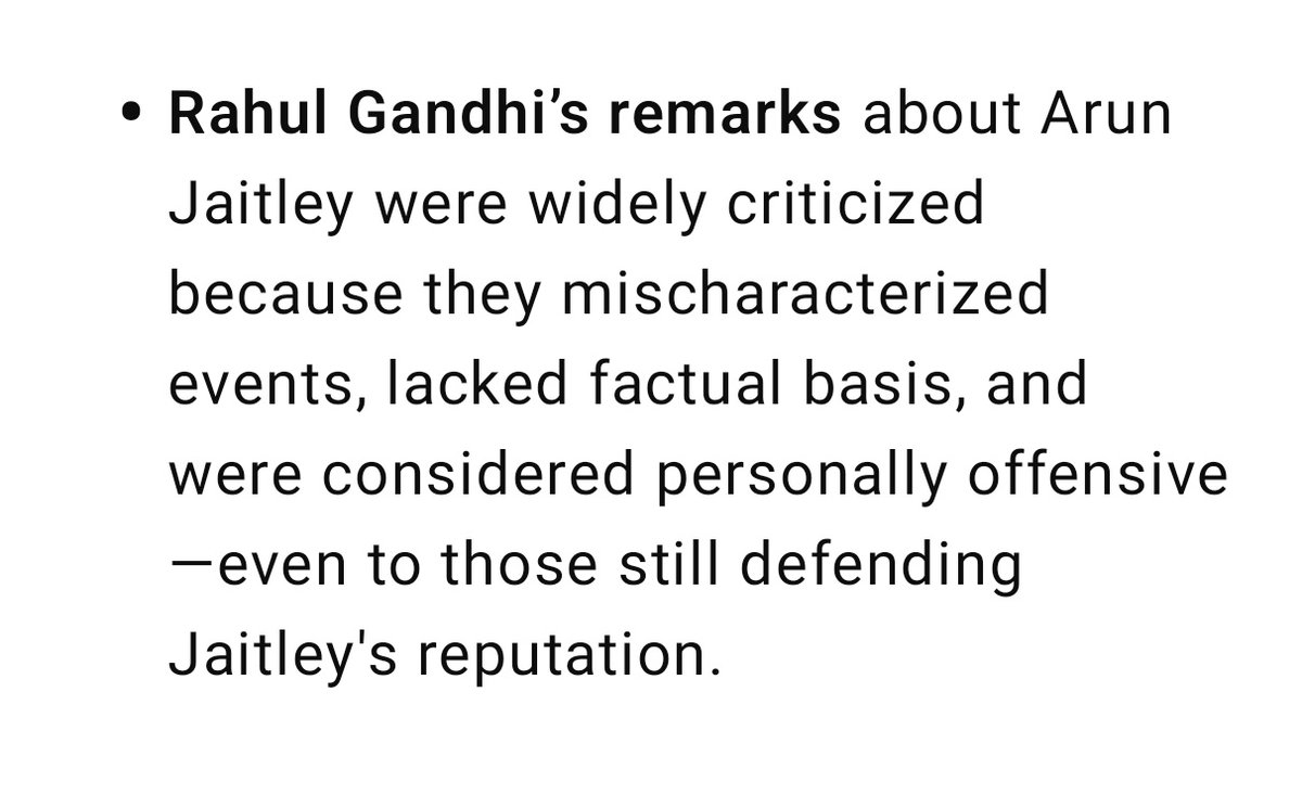 <a href="/rohini_sgh/">Rohini Singh</a> Criticism against Nehru is based on facts and documents available in the public domain which can be verified. Rahul Gandhi's claim about Arun Jaitley was personal and can't be verified.
If journalists can't understand such a simple fact, maybe they need to stop bootlicking Rahul