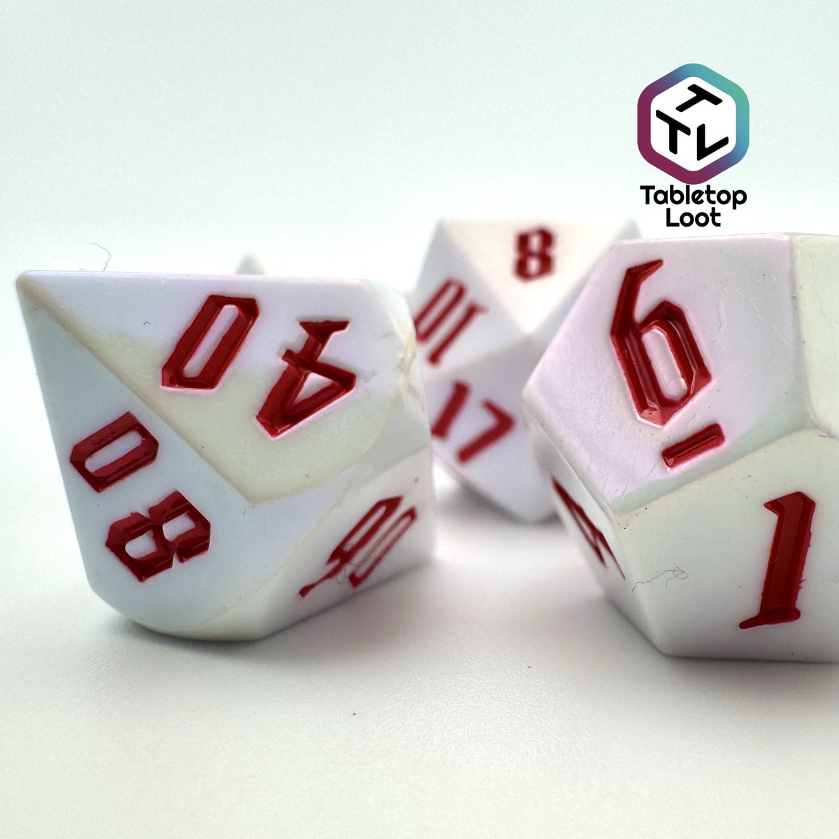 These Electroplated sharp acrylic dice are GORGEOUS and available now in 4 colors!!