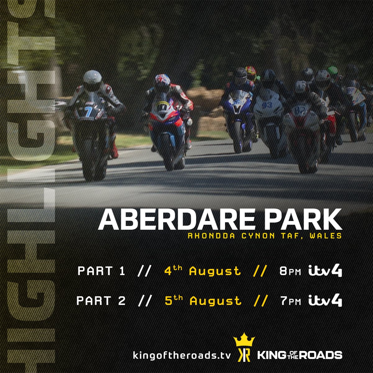 Aberdare Park Road Races are coming to ITV4 this week with two action-packed, two-hour programmes!

Add it to your diary now and relive an incredible weekend at one of the most unique road race circuits in the world 🏴󠁧󠁢󠁷󠁬󠁳󠁿