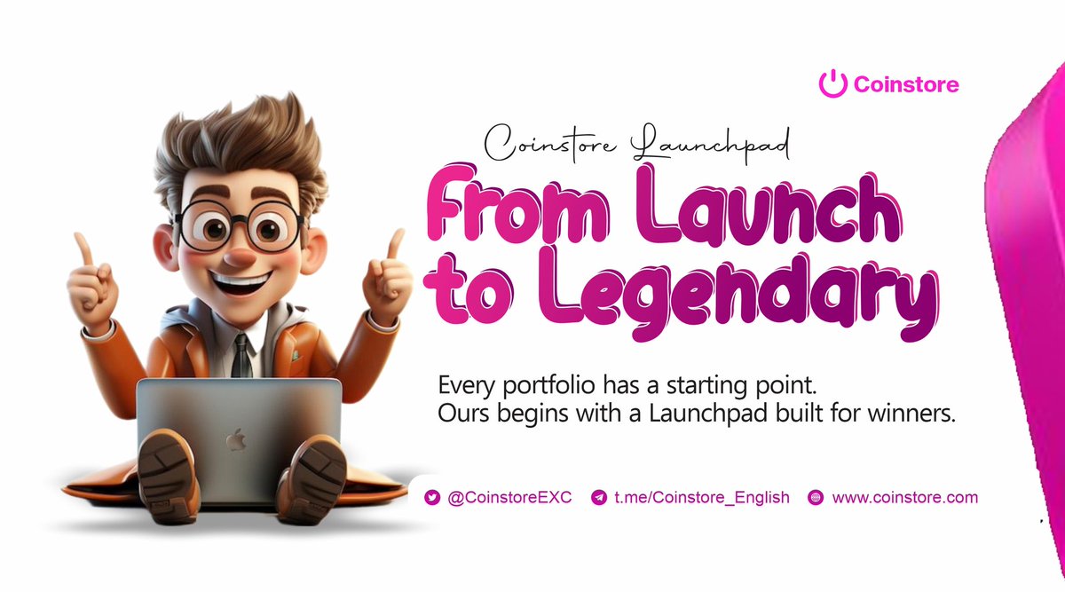 The meme era 2.0 is here.
Gone are the days of pump-and-dumps.
Now it’s Memes + Utility = Moonshots
@Coinstoreexc Launchpad gives you early access to the top contenders.
🌟 Don’t sleep on this:
cutt.ly/UeAZB23z

#IEO #Launchpad #Coinstore