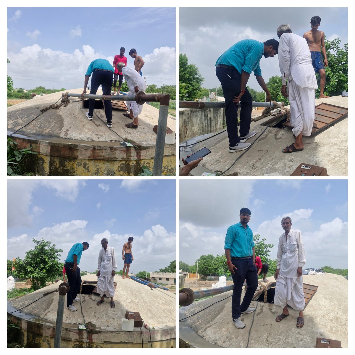 પાણીજન્ય રોગચાળો ના ફેલાય તેના માટે આજ રોજ આયુષ્માન આરોગ્ય મંદિર ખીમાણાપાદર (વાવ બનાસકાંઠા) ના વિસ્તારમાં આવતા પીવા ના પાણી ના ટાંકા ની પાણી ના ઓપરેટ ને સાથે રાખી સફાઈ કરાવી.