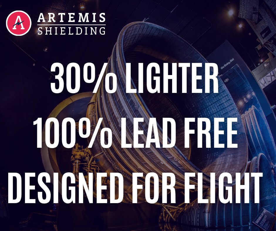 Radiation shielding in aerospace must be light, durable, and compliant.

Artemis Shielding provides lead-free protection that performs under pressure, without the weight or toxicity of lead.

artemisshielding.com/aerospace/

#Aerospace #RadiationSafety #Innovation #LeadFree