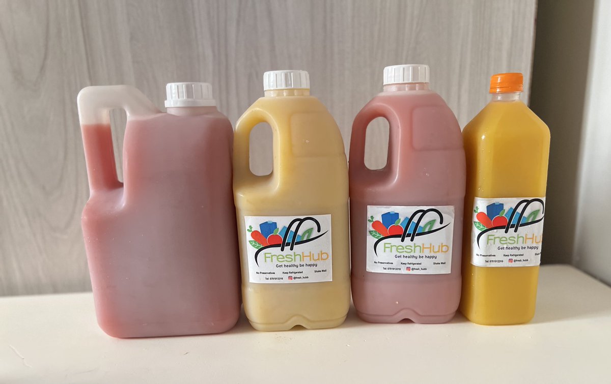 Fresh hub corner

Fresh natural juice
Smoothies en shakes 
Detoxes or cleansers

For parties or home deliveries 🚚 
Dm 0701913316 for your orders