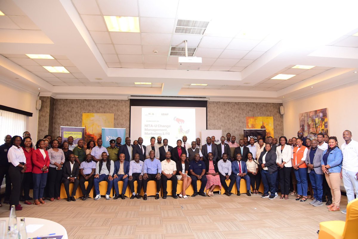 Nahamya Emmanuel Ruguru. (@mpkazo2026) on Twitter photo Two <a href="/nemaug/">National Environment Management Authority (NEMA)</a> Coms. personnels & stakeholders have today attended a workshop organised by <a href="/NITAUganda1/">NITA-Uganda</a> to validate their Change Mg't, Marketing and PR strategy aimed at institutionalising change mg't to increase buy-in of stakeholders and adoption of e-services offered by NITA-U. Two <a href="/nemaug/">National Environment Management Authority (NEMA)</a> Coms. personnels & stakeholders have today attended a workshop organised by <a href="/NITAUganda1/">NITA-Uganda</a> to validate their Change Mg't, Marketing and PR strategy aimed at institutionalising change mg't to increase buy-in of stakeholders and adoption of e-services offered by NITA-U.