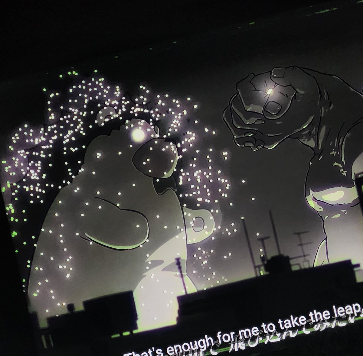 I love this song so much and its really funny seeing a kaiju battle randomly