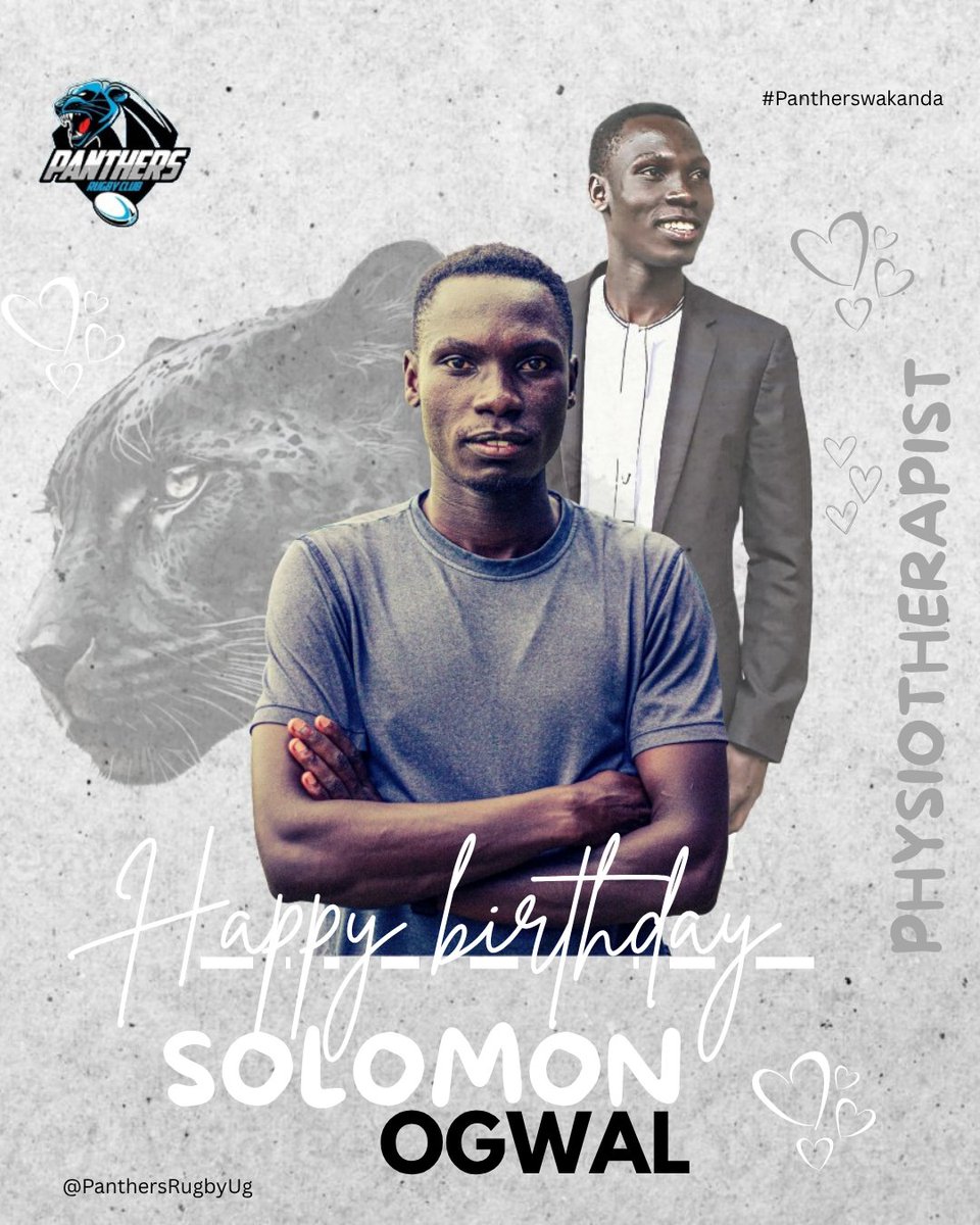 Panthers Rugby Club (@panthersrugbyug) on Twitter photo Your expertise, dedication, and care keep our Panthers strong, fit, and game ready all year round. Thank you for everything you do behind the scenes!
Have a fantastic day you’ve earned it! 🏉💪 <a href="/Solomon_Ogwal_/">SOLOMON OPOTA</a>
#PanthersWakanda #BehindTheStrength Your expertise, dedication, and care keep our Panthers strong, fit, and game ready all year round. Thank you for everything you do behind the scenes!
Have a fantastic day you’ve earned it! 🏉💪 <a href="/Solomon_Ogwal_/">SOLOMON OPOTA</a>
#PanthersWakanda #BehindTheStrength