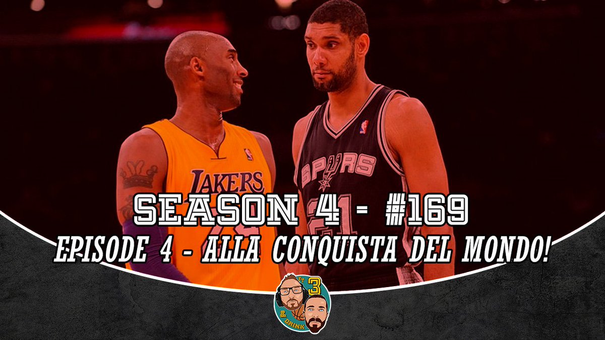 Continua la mini serie estiva di 3&amp;Drink! Oggi parliamo degli anni 2000 nella #NBA.

Link Spotify: open.spotify.com/episode/6bBBLL…

Link YouTube: youtu.be/BqHvzdqu8LU?si…