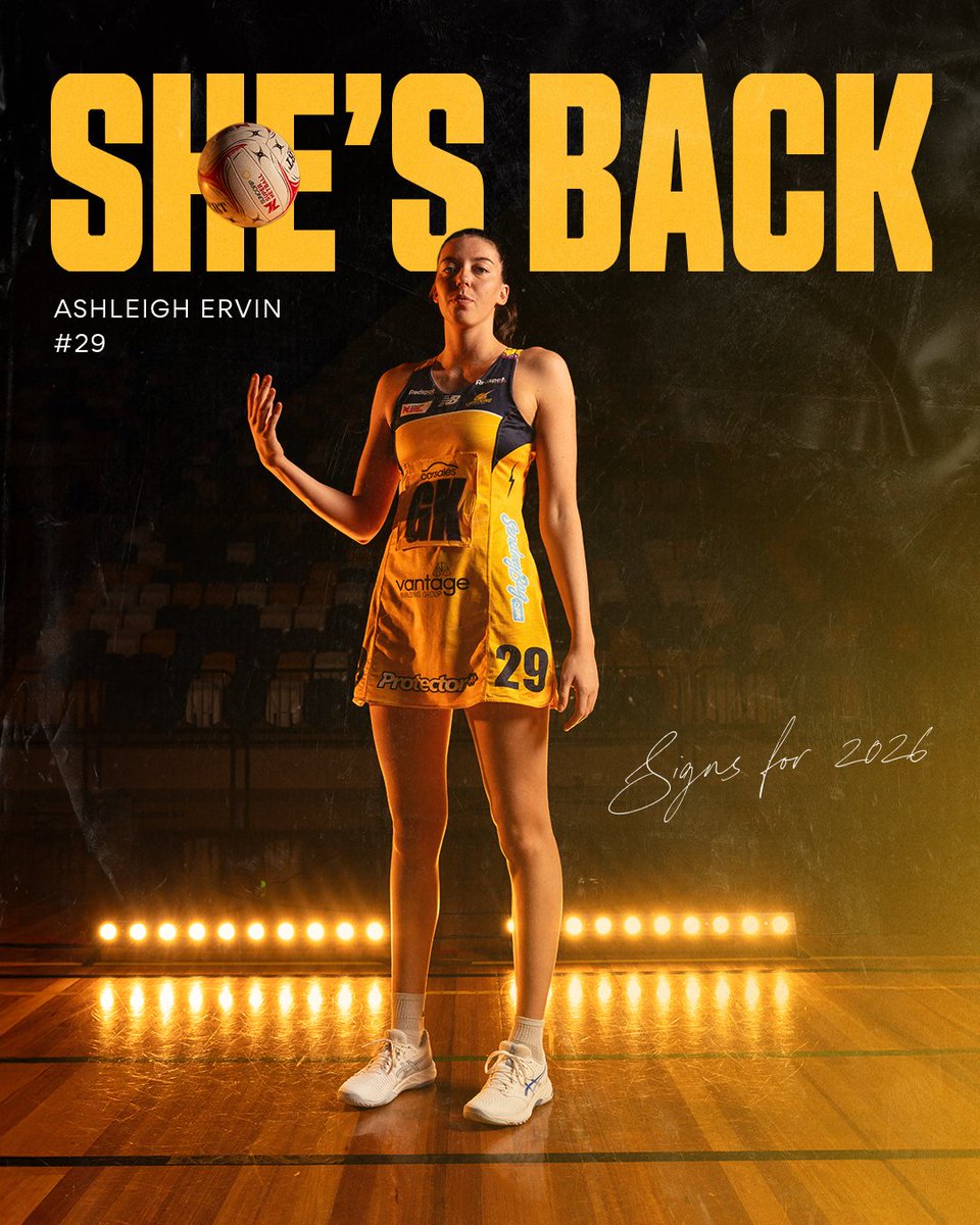 We know you’ve been waiting for this one.

After a killer 2025 season, we are thrilled that Ash Ervin has re-signed with Lightning for 2026. 

📰: bit.ly/40PrJbZ