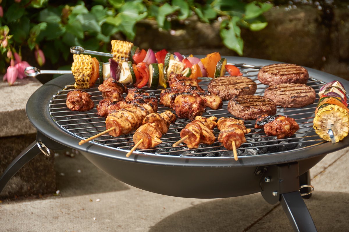 🌟 Missing those festival vibes from Glastonbury? 
Why not bring the fun home with our Dual Firepit Barbecue – now ONLY £27!🔥 
Set up for a toasty evening sing-along in your garden—not a Portaloo in sight! 
Shop it here - barbequick.com/grillguide/pro… 
#BBQ #BBQLover #CoolItQuick