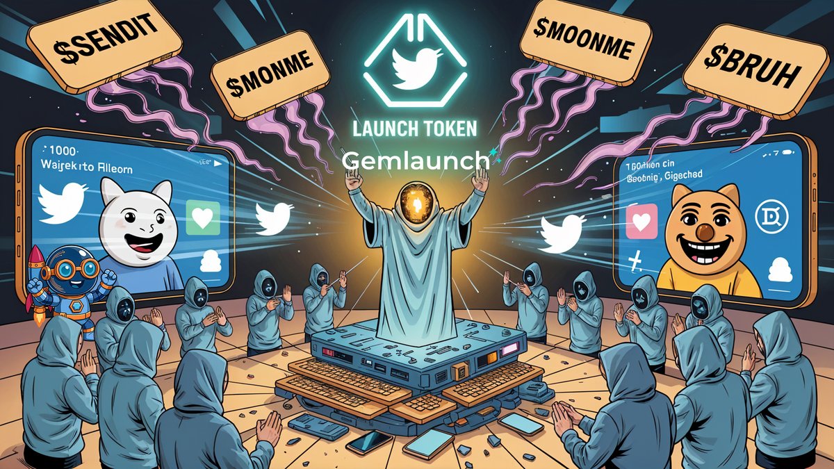 gemlaunchio's tweet photo. 💻 #Degens aren’t building apps.

💪🏻 They’re building cults, hype trains, and #memes with market caps.

Gemlaunch's fun launch platform will let you go from brain spark to token launch in minutes.

Let the timeline decide what pumps.

#tokens #tokenlaunch #launchtoken https://t.co/dNvM67CS2L