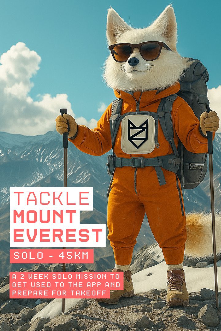 Everest challenge is live. Over the next 2 weeks, you’ll cover 45 km in total, logging your journey toward the summit from wherever you are.

No team needed. No excuses.
Just you, 45km, and a mountain that doesn’t move.

zenkomove.com/partners/hub/e…