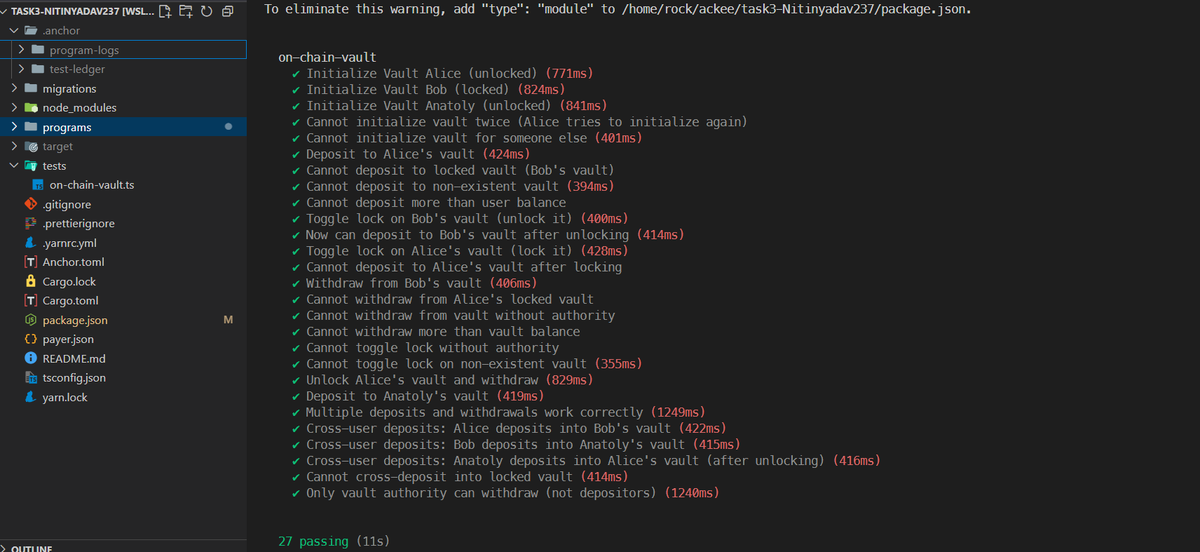 Just finished Task 3 of School of Solana S7 by <a href="/AckeeBlockchain/">Ackee Blockchain Security</a> — ready to dive into the next one!