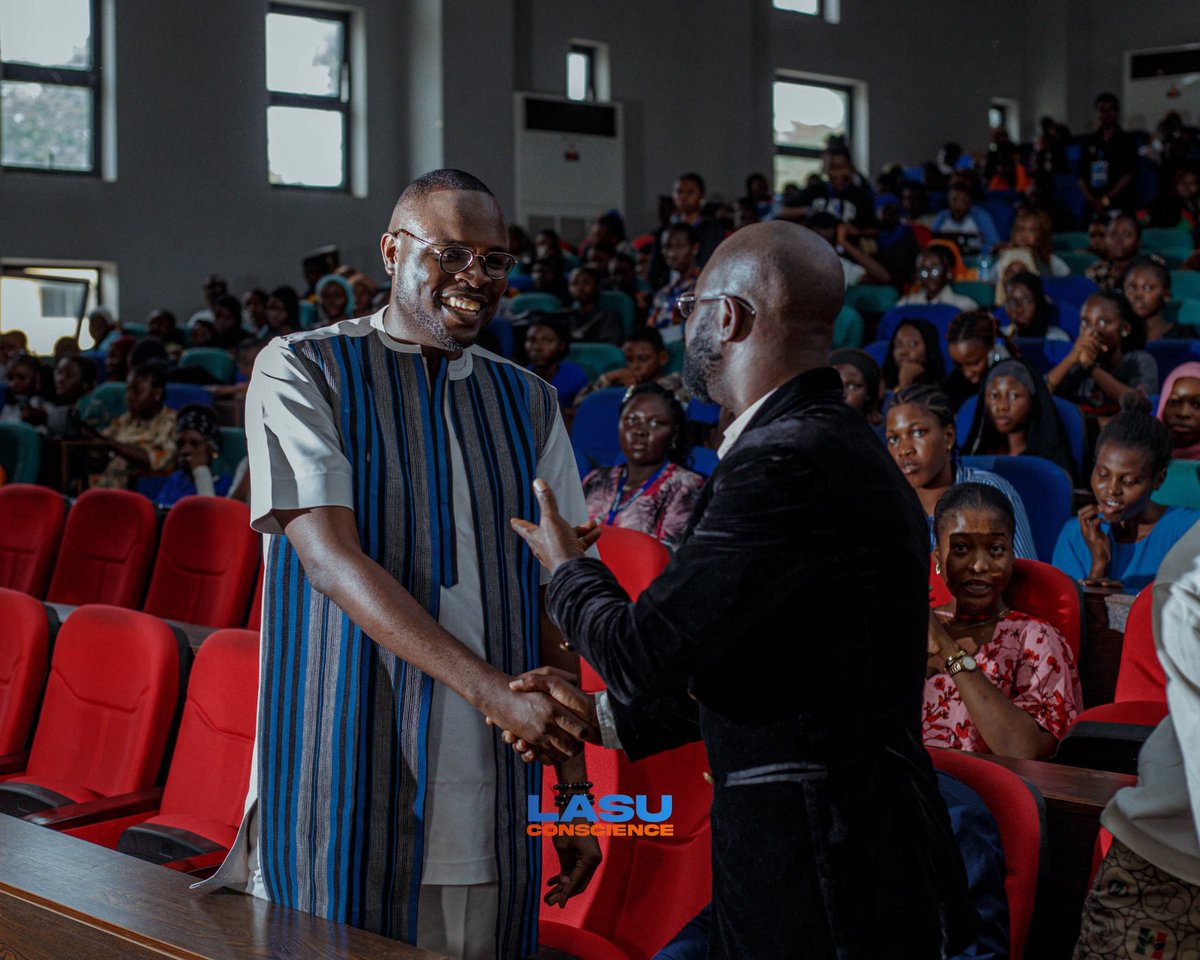 thisisjoyinc1's tweet image. I gave the keynote at the Lagos State University’s (LASU) EVOLVE Conference for media and journalism last month, and the students, overwhelmingly fans of #WithChude, welcomed me with endless excitement that truly warmed my heart.