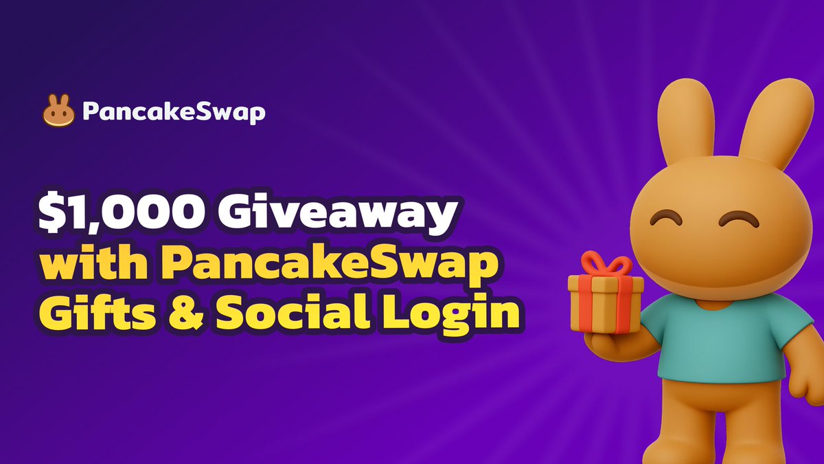 🎁 Want to surprise someone special with a sweet crypto gift?

I’m teaming up with <a href="/PancakeSwap/">PancakeSwap</a> to give away 25 Pancake Gifts each worth $40 USDT!

Here’s how to enter:
 1️⃣ Follow me + <a href="/PancakeSwap/">PancakeSwap</a>
 2️⃣ Repost this post
 3️⃣ Comment below: Who would you send a Pancake Gift to? A