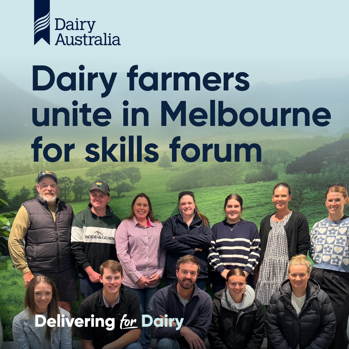 Supporting the next generation of industry leaders plays an important role in building a sustainable future for dairy.
 
The 2025 Farmer Ambassador Skills Forum supported participants to build confidence, share their stories and lead from the front.
 
Read more and express your