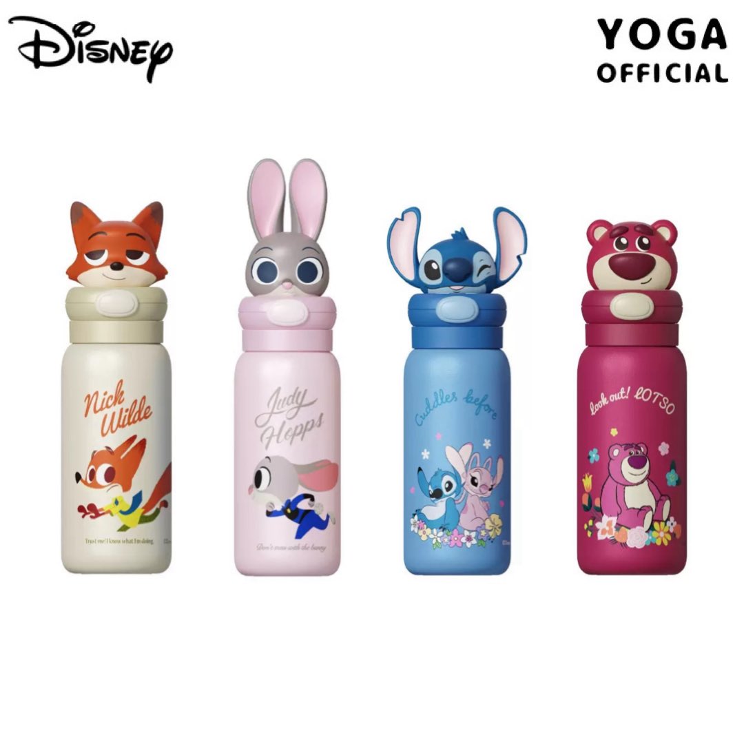 กระติกน้ำเก็บอุณหภูมิน้ำร้อน น้ำเย็นใส่ได้หมด ความจุ 400ml ลิขสิทธิ์แท้✅ สแตนเลสอย่างดี SALE ใบละ 299.- ซื้อ 2ใบส่งฟรี‼️ มัดจำ50%