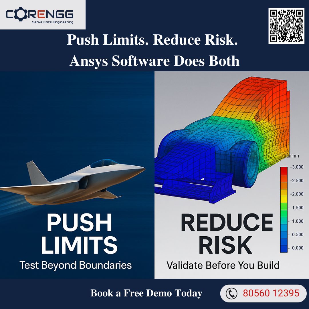 corenggtech's tweet image. 𝐏𝐮𝐬𝐡 𝐋𝐢𝐦𝐢𝐭𝐬. 𝐑𝐞𝐝𝐮𝐜𝐞 𝐑𝐢𝐬𝐤. 𝐀𝐧𝐬𝐲𝐬 𝐃𝐨𝐞𝐬 𝐁𝐨𝐭𝐡.
Simulate bold designs & avoid failure before prototyping with Ansys Software.
Powered by @corenggtech
🔗 corengg.com/ansys/
Book your FREE demo today!
#AnsysSoftware #SimulationDrivenDesign
