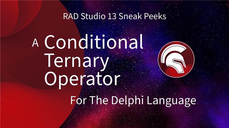 [Blog]  RAD Studio 13 の新機能：Delphi 言語の条件演算子（三項演算子）の紹介 dlvr.it/TMHLxr