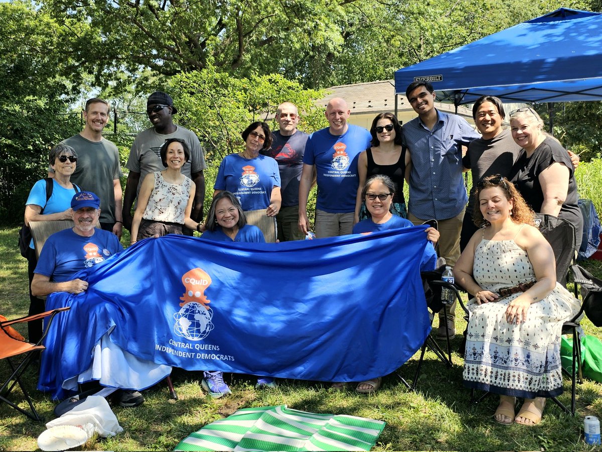 Central Queens Independent Democrats (CQuID) (@cquid718) on Twitter photo Grateful for a picture-perfect potluck picnic in the park with passionately progressive people โ๏ธ๐๐
Special treat: our Assemblyman <a href="/AndrewHevesi/">Andrew Hevesi</a> & City Council Member <a href="/Lynn4NYC/">Lynn Schulman ่ๆผ็ณ</a> joined us to discuss important issues at the top of our minds!
#CQUID #Racial&EconomicJustice Grateful for a picture-perfect potluck picnic in the park with passionately progressive people โ๏ธ๐๐
Special treat: our Assemblyman <a href="/AndrewHevesi/">Andrew Hevesi</a> & City Council Member <a href="/Lynn4NYC/">Lynn Schulman ่ๆผ็ณ</a> joined us to discuss important issues at the top of our minds!
#CQUID #Racial&EconomicJustice