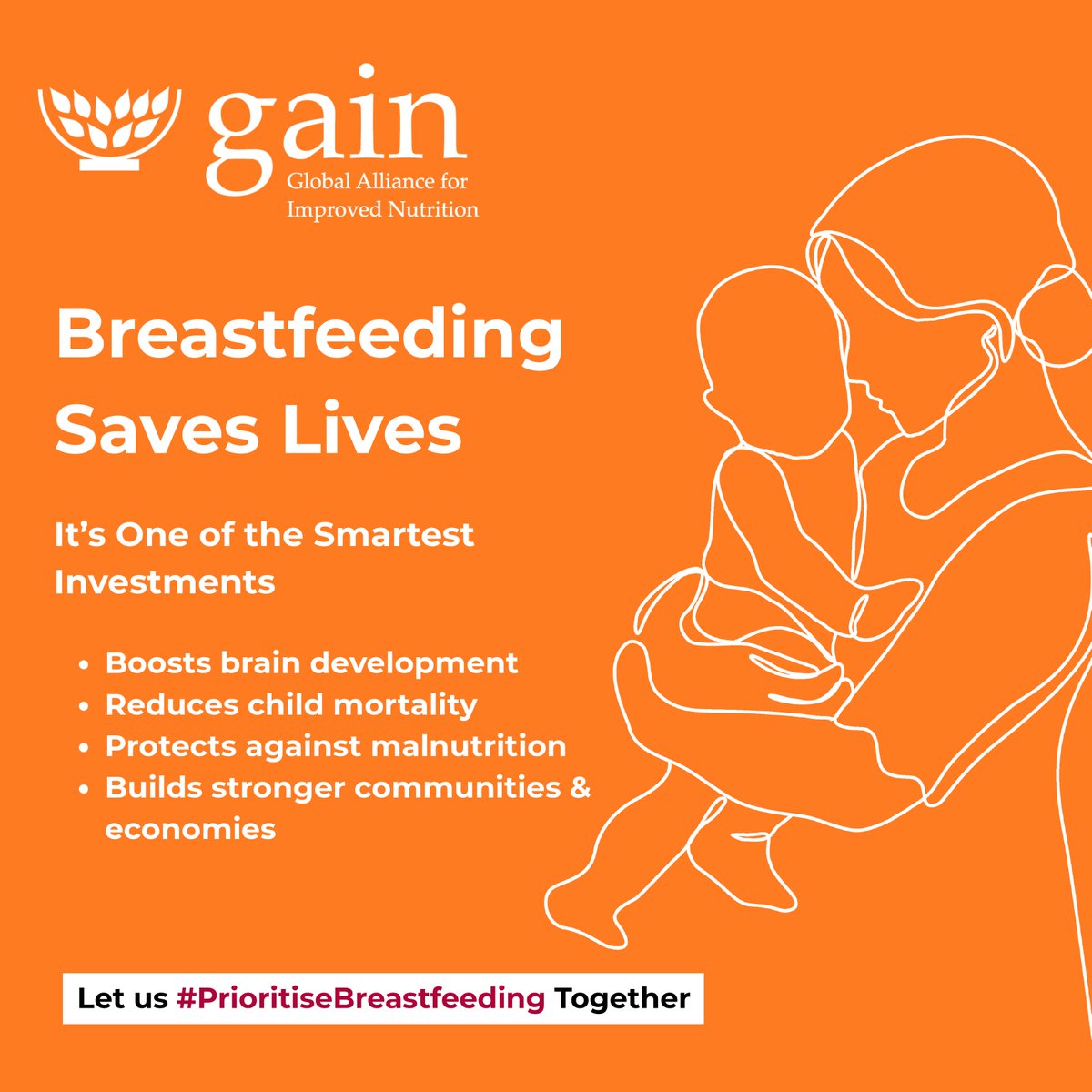 #WorldBreastfeedingWeek

Breastfeeding is more than nourishment it protects lives, fuels growing minds, and helps prevent malnutrition. It’s one of the most powerful ways to invest in a child’s future.

#PrioritiseBreastfeeding