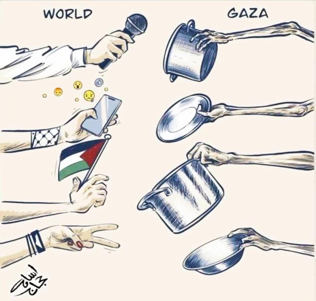 Hâl-î pür melâlimiz...
#GazzeAçlıktanÖlüyor