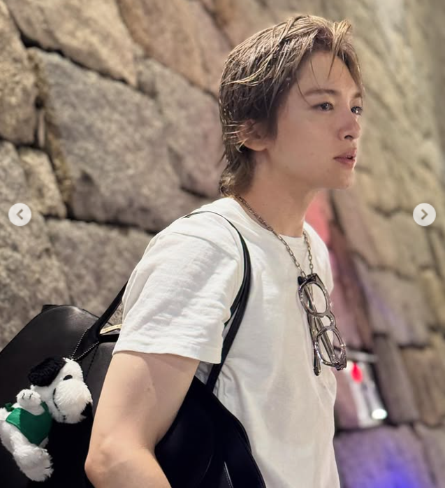 玉森裕太愛用 2025/8/2 インスタグラム ＼ バッグにつけている