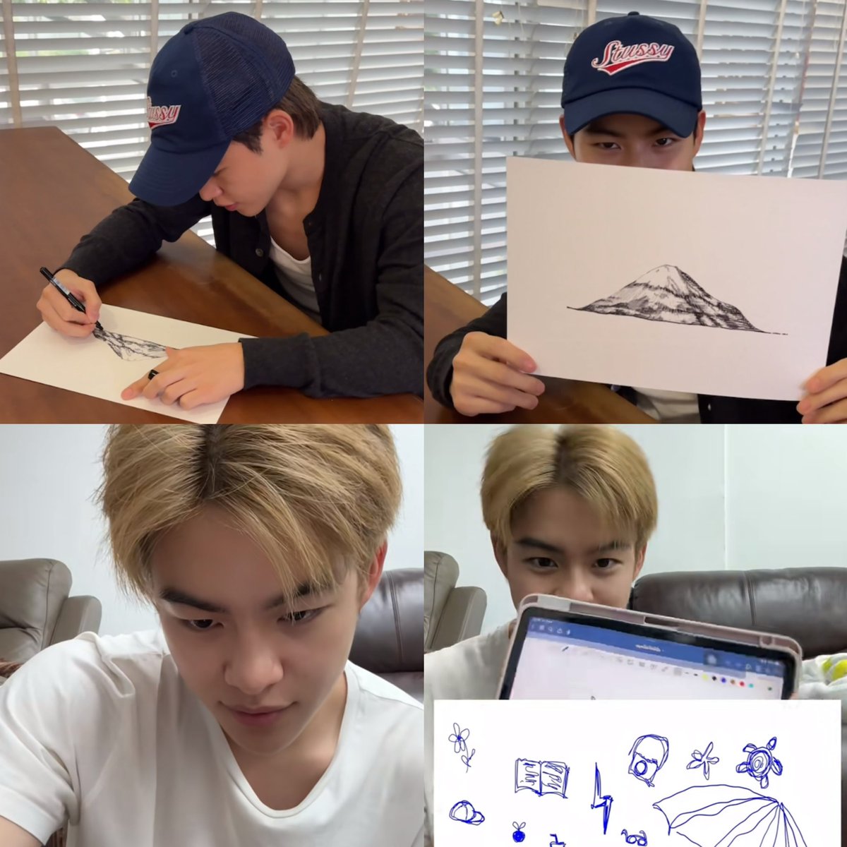 มาร์คตอนวาดรูปหล่ออะ มีเสน่ห์มากก 🥺🫳🏻