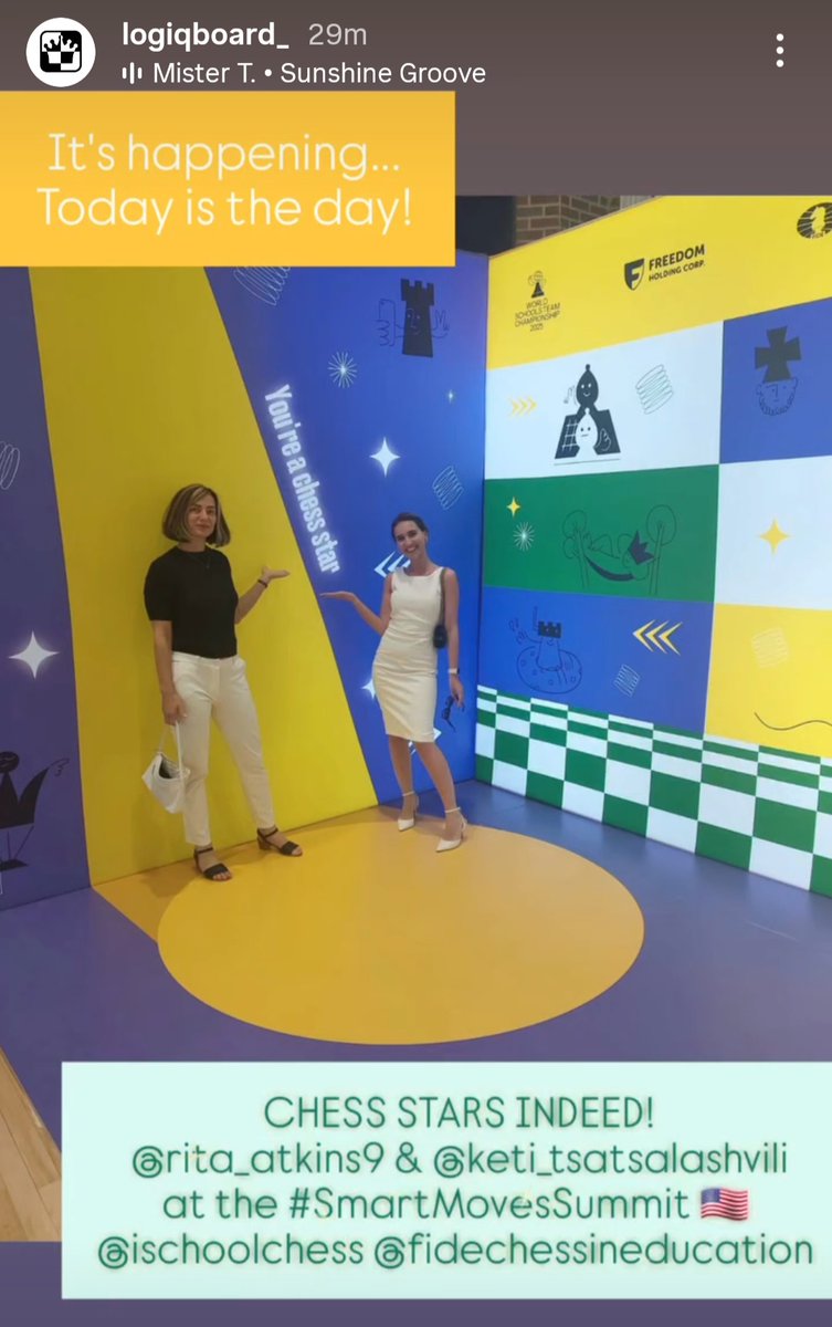 logiqBoard's tweet photo. #SmartMovesSummit photos πΈ Today's the day for @logiqBoard π @FIDEschoolChess
@ischoolchess https://t.co/MTBLL9rgRc