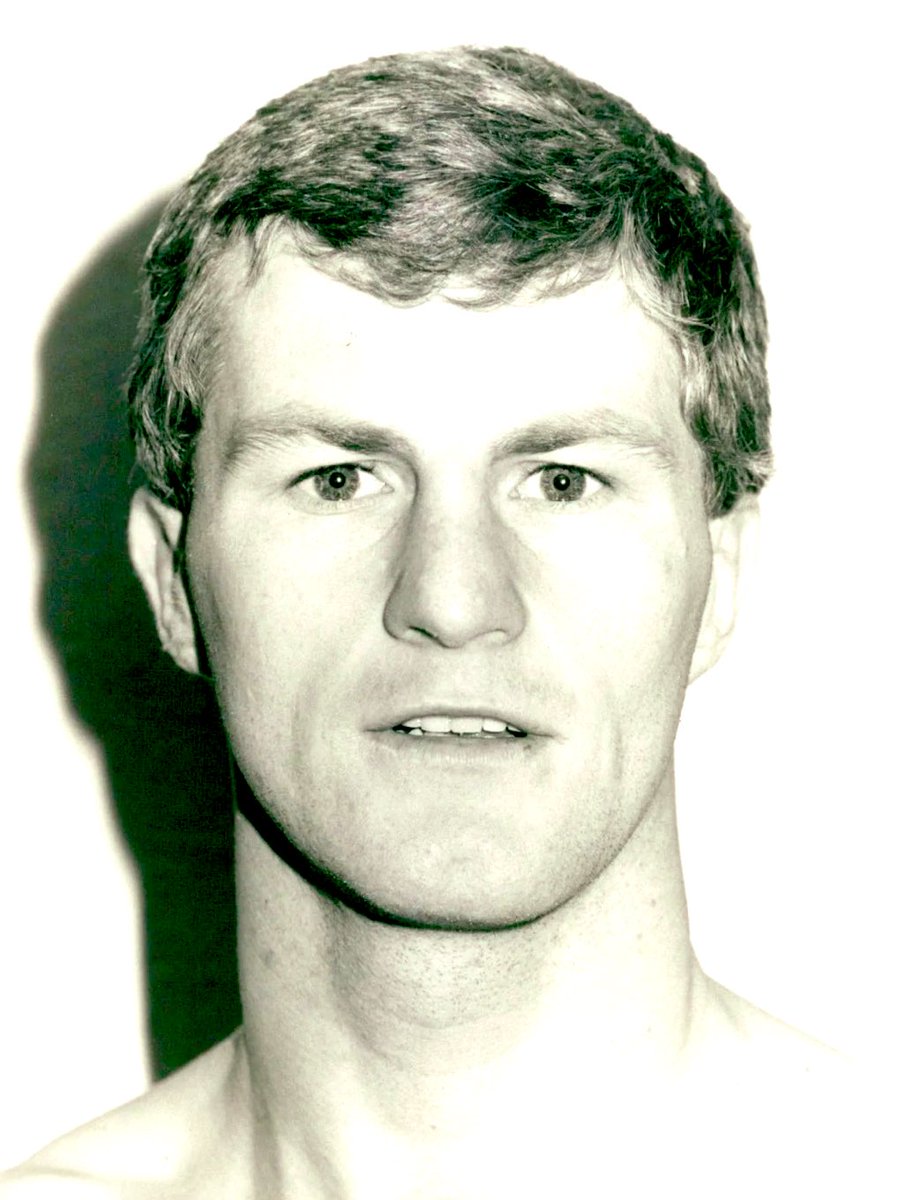 Former Team GB Olympic Captain and double ABA Champion Brian Schumacher is pictured in April 1987 before his win over future World Champion Johnny Nelson. Schumacher would win an area title in the pro ranks and twice challenge for the British Title.