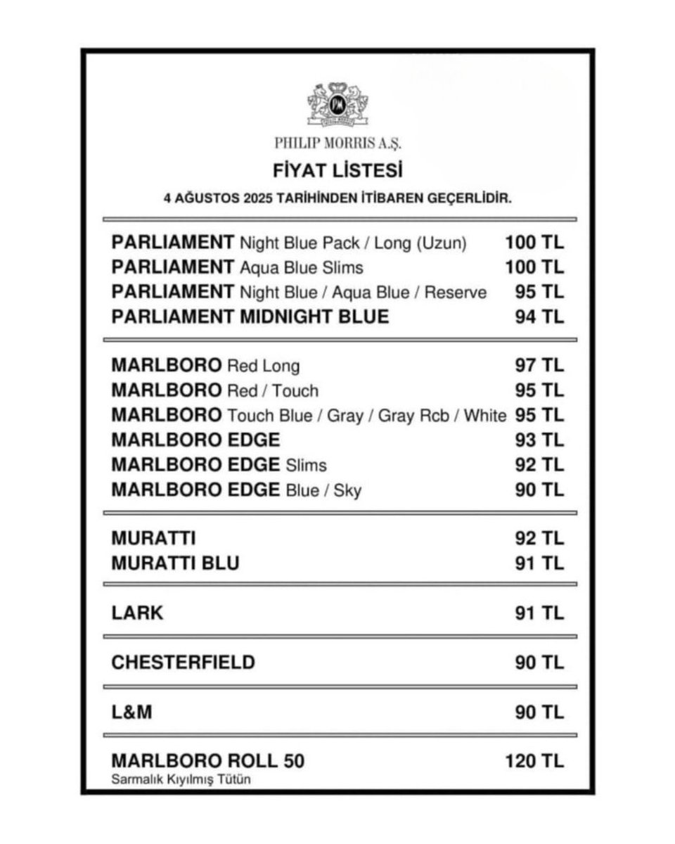 Artık Ülkenin En Büyük Para Birimi Olan 200₺ İle 2 Paket Sigara Alabiliyoruz.

 #pazartesi