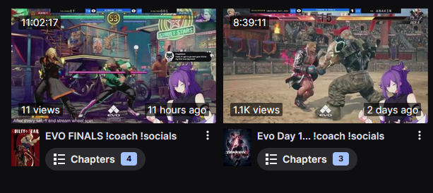 Arthlethal (@arthlethal) on Twitter photo The longest streams I've ever done. Thank you guys for watching EVO with me, it made missing out on EVO this year feel a million times better The longest streams I've ever done. Thank you guys for watching EVO with me, it made missing out on EVO this year feel a million times better