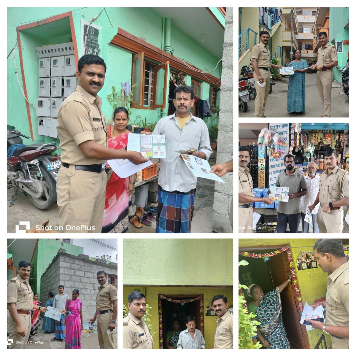 ಮಹದೇವಪುರ ಪೊಲೀಸ್ ಸ್ಟೇಷನ್ ವ್ಯಾಪ್ತಿಯಲ್ಲಿ ಮನೆಮನೆಗೆ ಪೊಲೀಸ್ ನಿಮಿತ್ತ ಭೇಟಿ ನೀಡಿ ದೂರುಗಳ ಕೇಳಲಾಯಿತು.