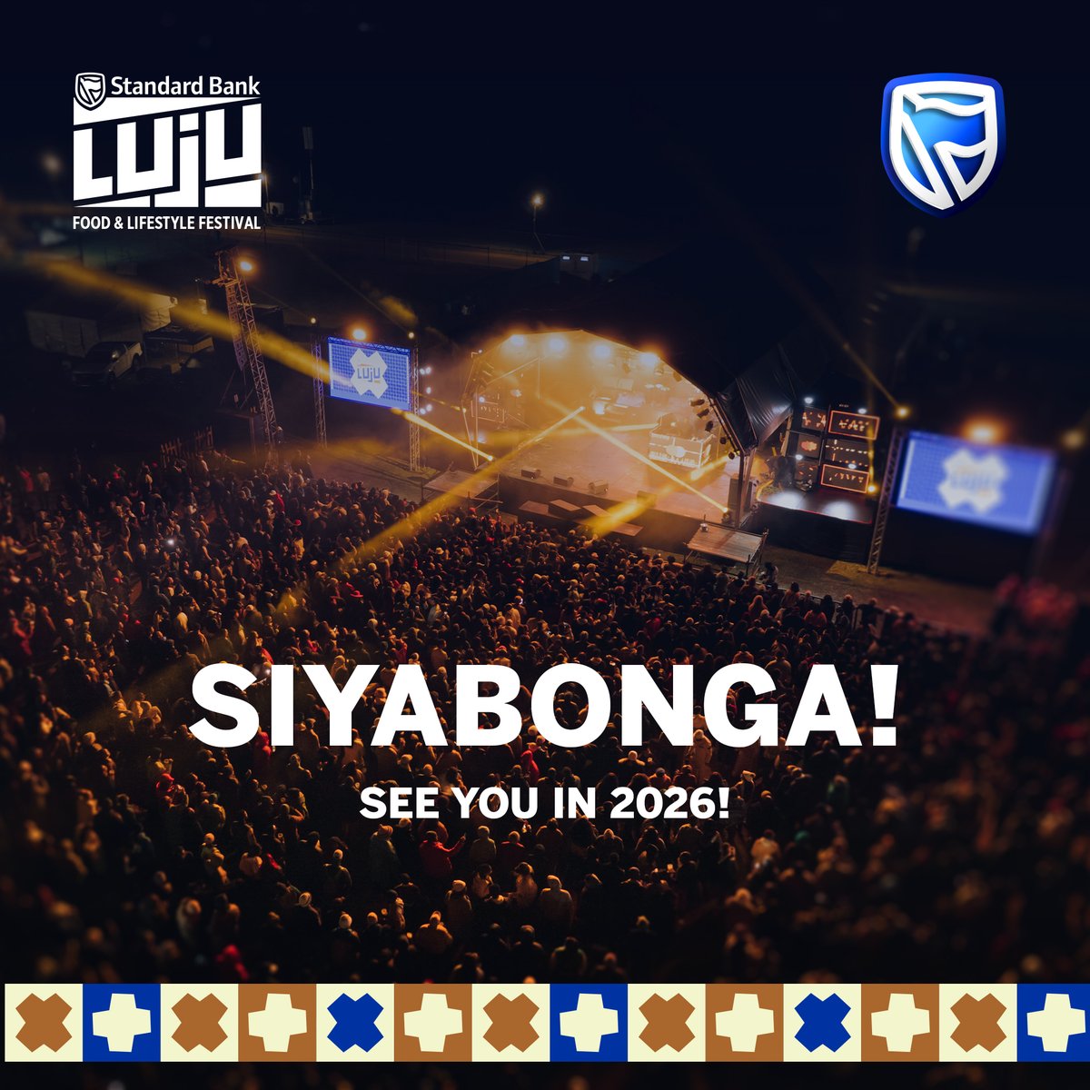 Thank you for swaying, savouring, and celebrating with us at the 2025 Standard Bank Luju Food &amp; Lifestyle Festival! 💙
Your energy, style, and love for African heritage turned the weekend into something truly magical. 🤩🥳

Until we meet again, keep the Luju spirit alive.🍯🐝